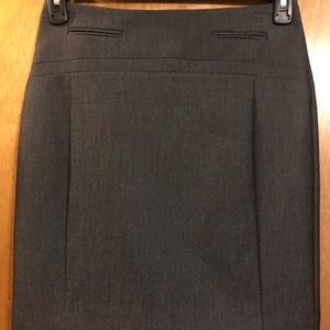Grey Pencil Skirt